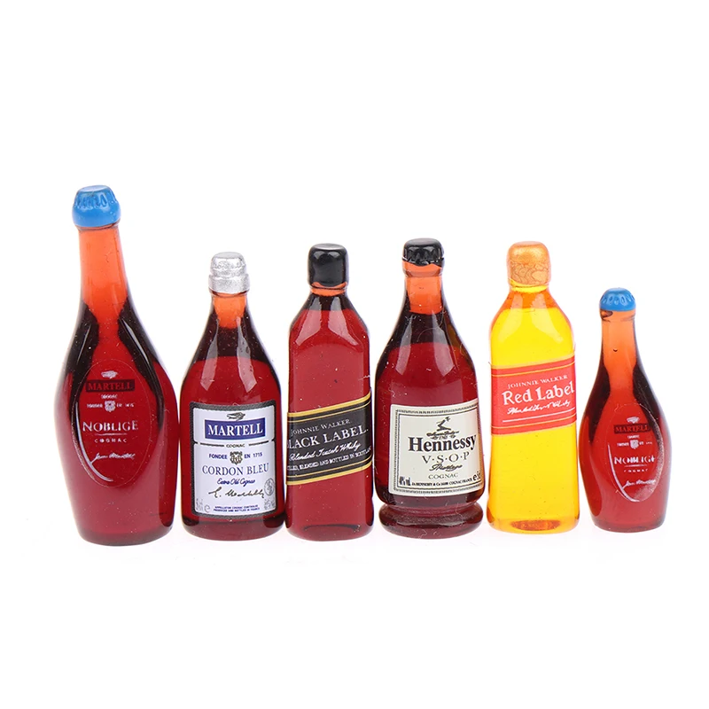 9 шт./компл. Смола милый кукольный домик мини моделирование вина Виски