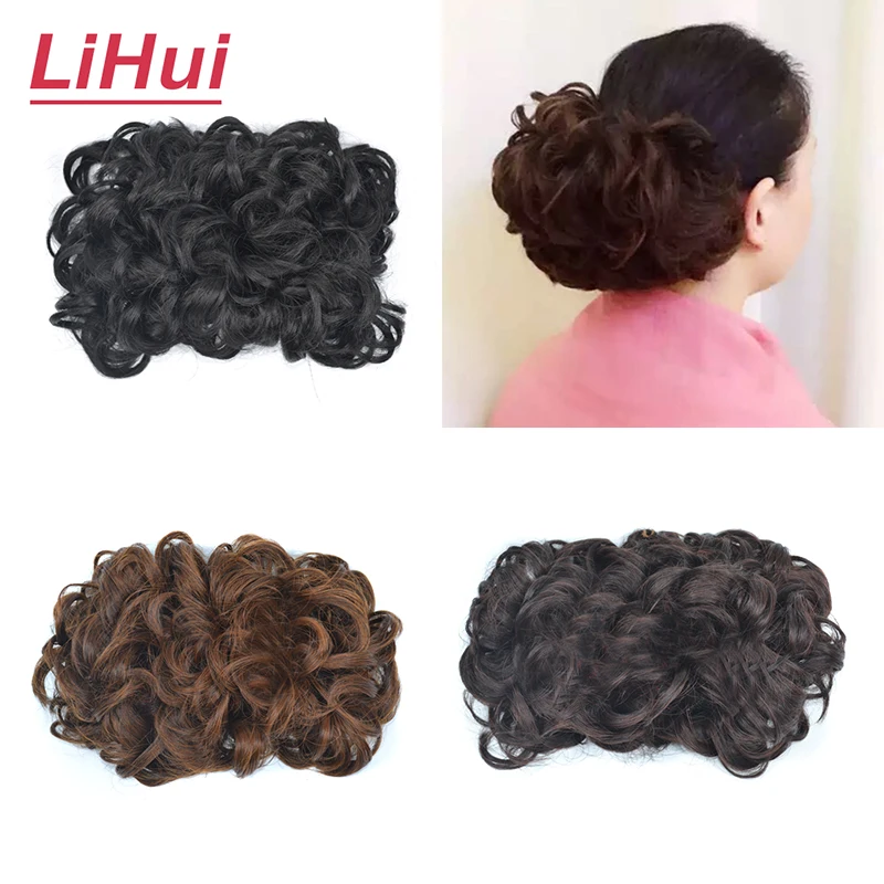 LIHUI заколка для наращивания волос 2 Пластиковая расческа вьющихся шиньон