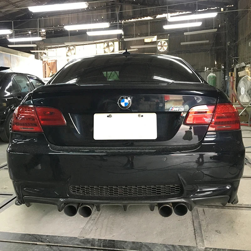 Для BMW 3 серии двухдверный стол тумба с M3 E92 2005 2012 углеродного волокна заднее крыло