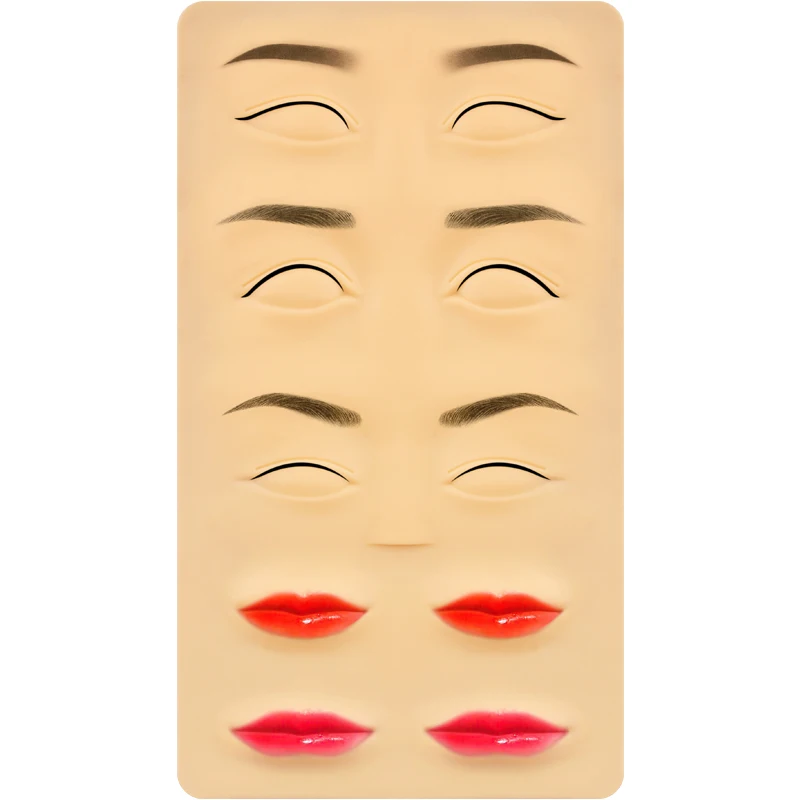 10 шт. искусственная кожа ложные брови пигмент бесплатно для микроблейдинга