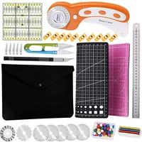 lmdz rotary cutter knife fabric kits cutting knife cloth cutter quilters diy sewing pins fabric paper tailor tools with box