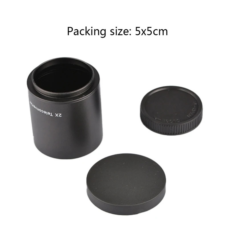 

2 Times Teleconverter for M42 T2 0.75mm Screw Lens Camera Telescope Accessories 652E