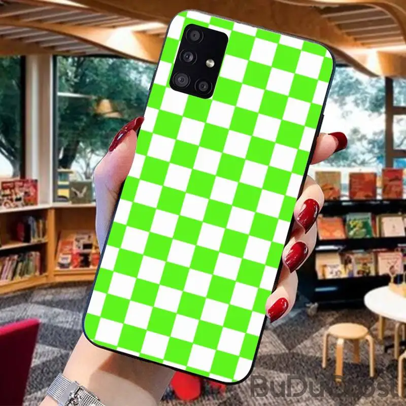 Мягкий чехол в клетку для телефона Samsung A10 20 30 40 50 70 10S 20S 2 Core C8 A30S A50S A7 8 9 2018 STAR |