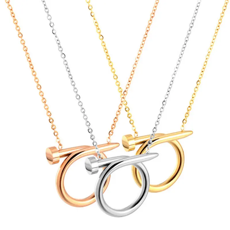 Женское ожерелье с подвеской под розовое золото|Ожерелья подвеской| |