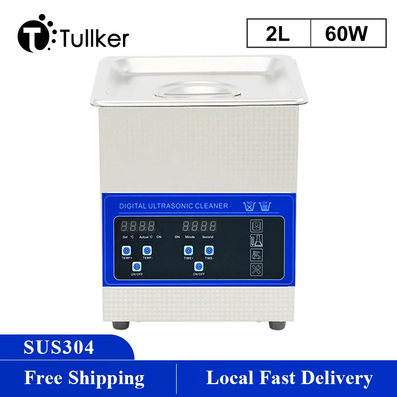 Цифровой ультразвуковой очиститель для ванны 60 Вт 40 кГц соникатор оксид ржавчины