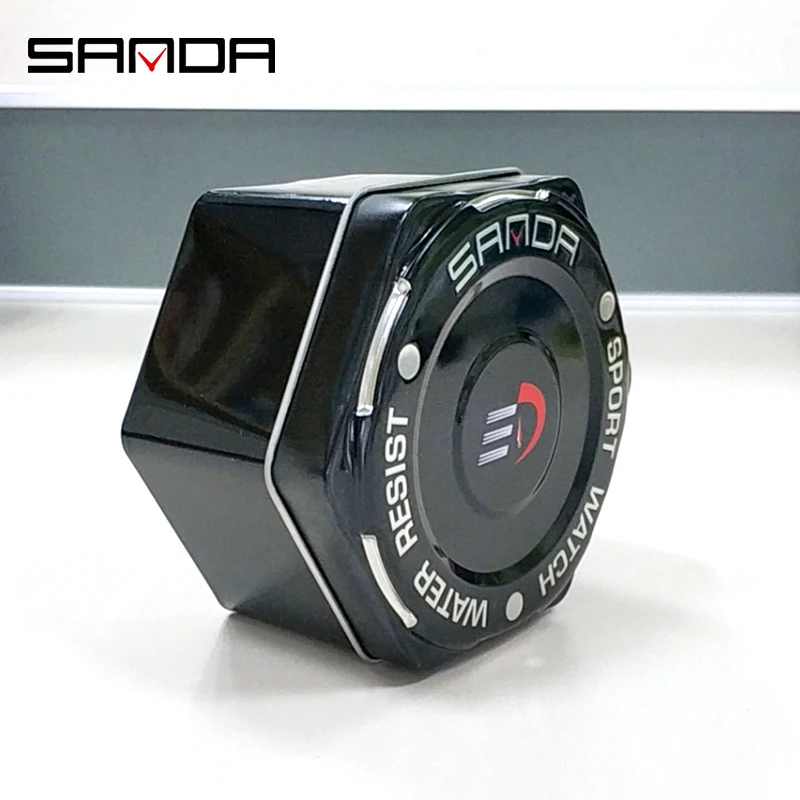 Шестигранная металлическая подарочная коробка Высококачественная часов