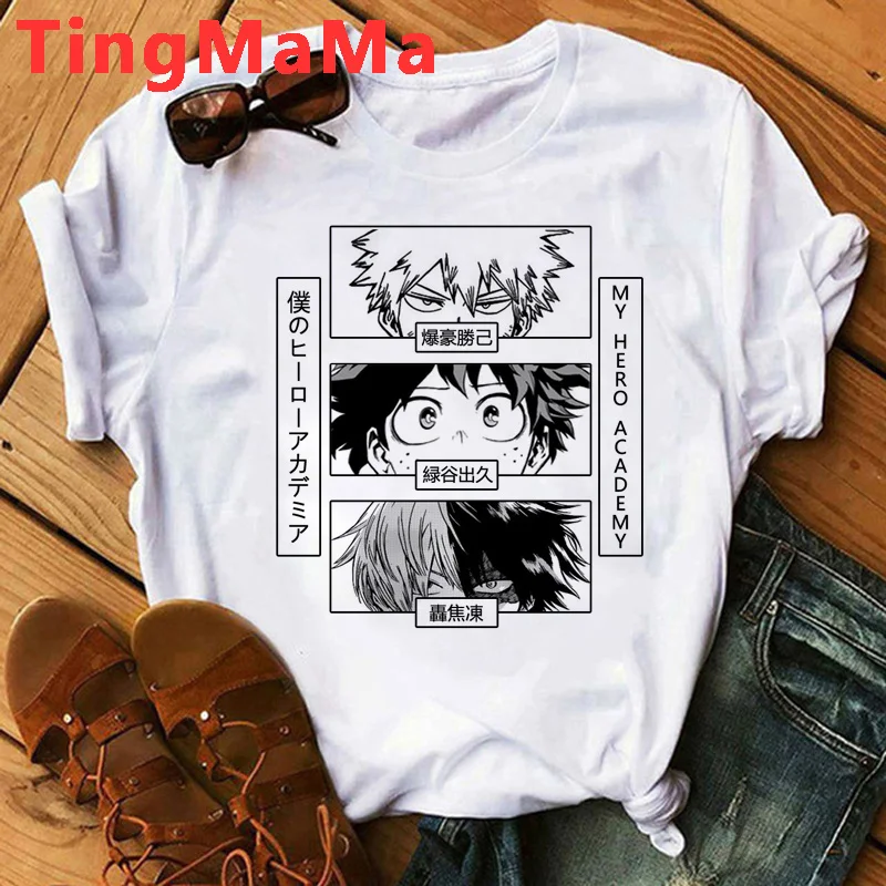 

Моя геройская академия, женская футболка, женская футболка в японском стиле, женская футболка