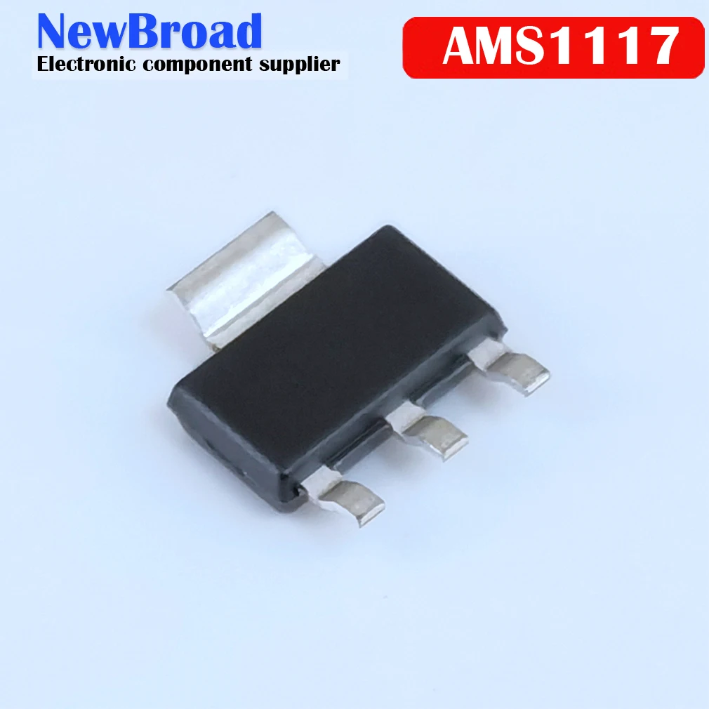 Регулятор напряжения LM1117 10 шт. IC REG LIN AMS1117 1 2 в 5 8 В 3 ADJ SOT223 1117 | Электронные