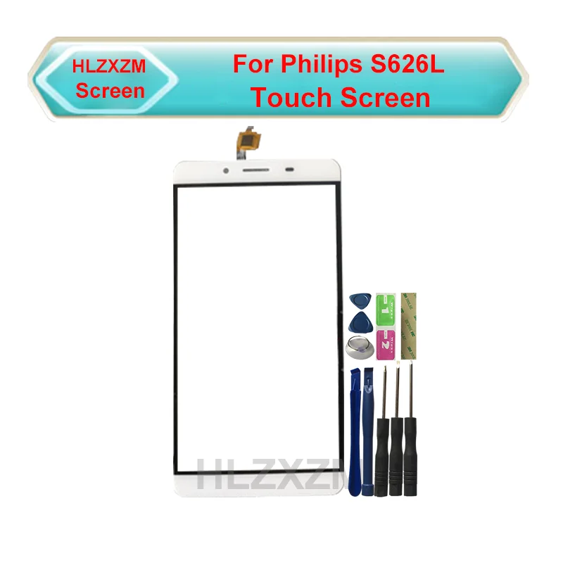 

Для Philips S626L сенсорный экран без ЖК-дисплея дигитайзер сенсор Замена с инструментами