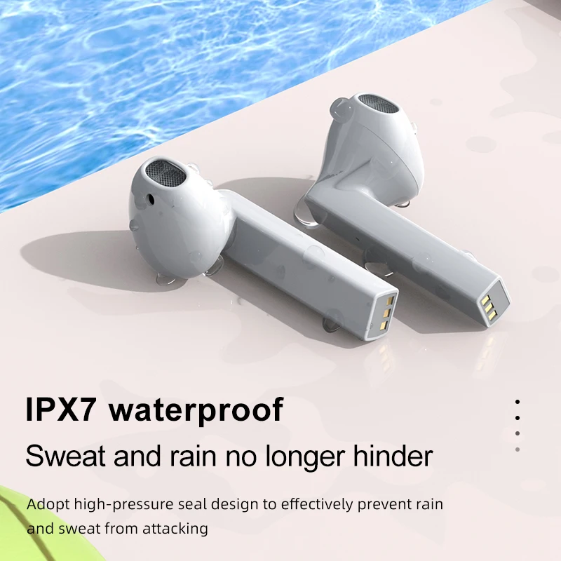 

High-tech In-ear Detection Bluetooth 5.0 Headset Real Three Core LED Display Earpiece Portable Stereo Wireless Earbuds Earphone