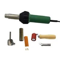 Professional 1600W Heat Gun Kits Hot Air Blast Torch With 5mm Round Welding Nozzle Plastic Welder for PVC TPO Roofing Membrane