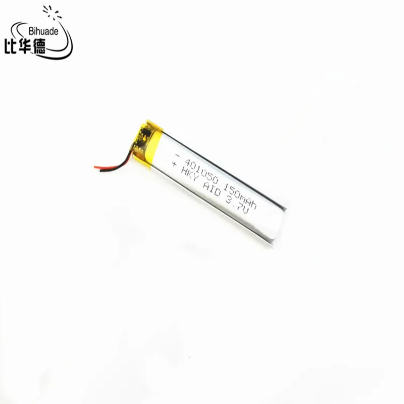 

Литий-ионный полимерный аккумулятор хорошего качества 3,7 В, 150 мА · ч, 401050, для планшетных ПК, банка, GPS,mp3,mp4