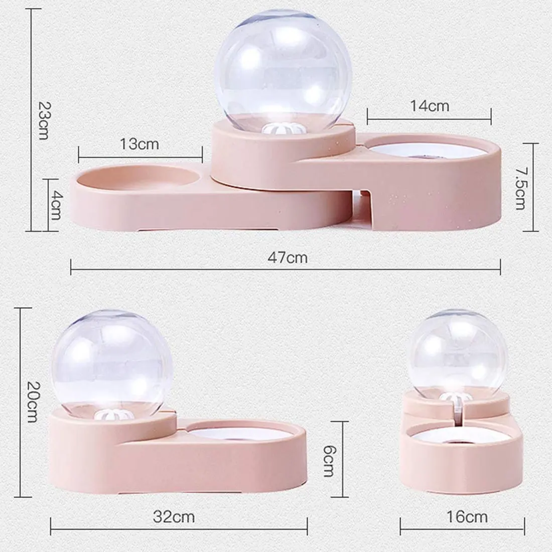 

2021 New Pet Cat Dog Water Food Feeder Automatic Dispenser 1.8L Bubble Water Container Stainless Steel Bowl For Drinking Eating