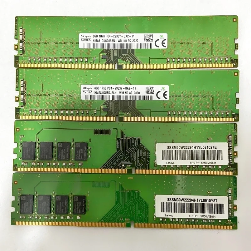 

Память для настольного компьютера Sk hynix RAMS DDR4 8 Гб 2933 МГц, память для настольного компьютера 1Rx8 PC4-2933Y-UA2-11 DDR4, память для настольного компьютер...
