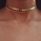 Модные ожерелья-Чокеры со стрелками, женское Двухслойное женское ожерелье, ювелирные изделия, креативные женские подарки для вечеринок