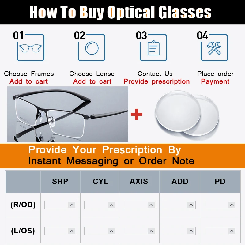 

Men Titanium Alloy Glasses Frame Ultralight Fashion Male Square Myopia Prescription Classic Half Eyeglasses Eye Eyewear