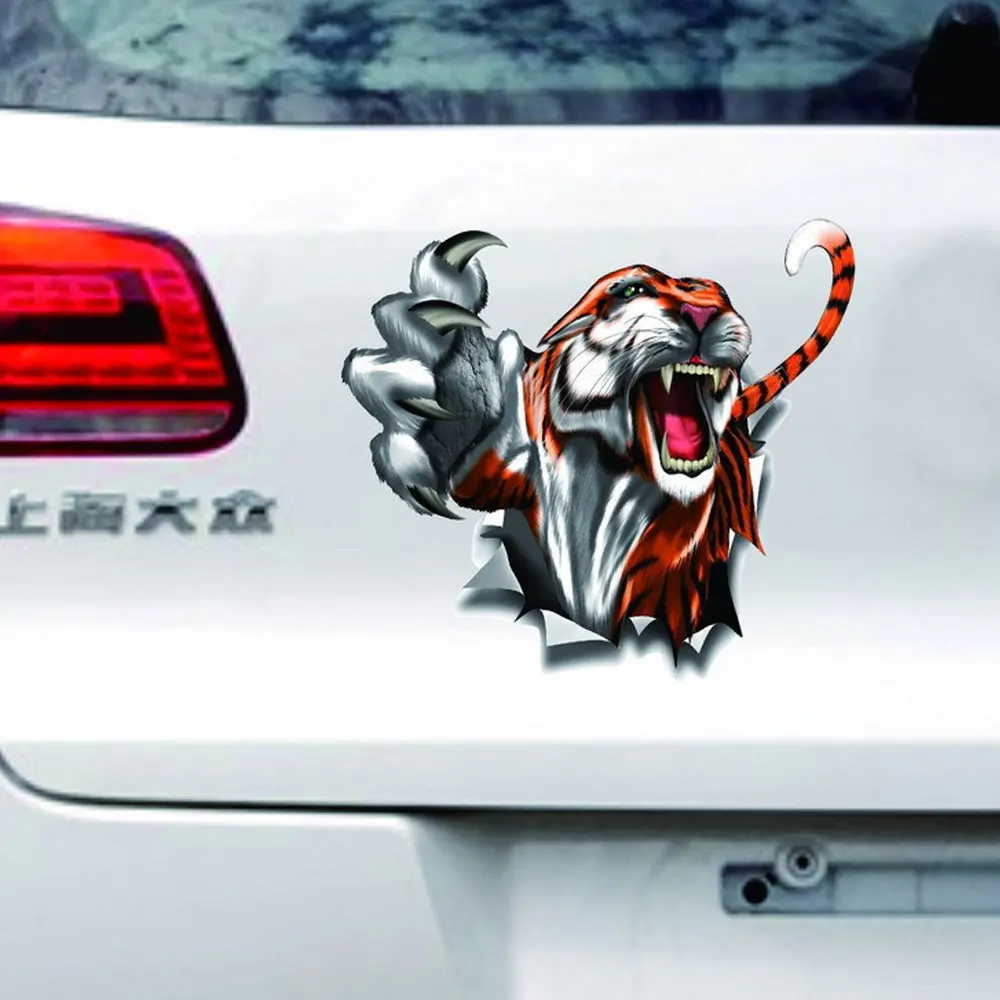 DSYCAR 2 шт./лот наклейки на автомобиль дикие тигровые когти охотничьи тело
