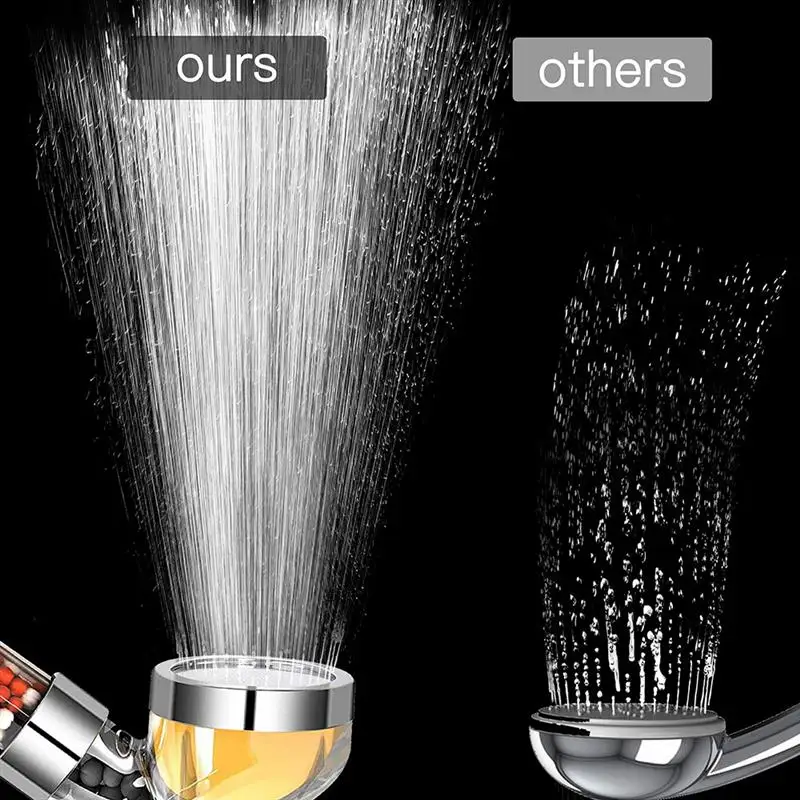 Насадка для душа с витамином C ионный фильтр высокого давления Rainfull шлангом