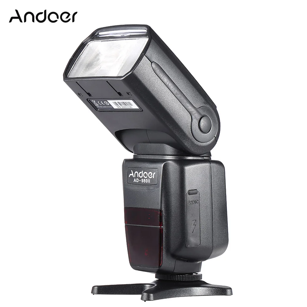 

Вспышка Andoer AD-980II i-TTL HSS 1/8000s Master Slave GN58 для Nikon D7200 D7100 D7000 D5200 D5100 D5000 D3000 D3100