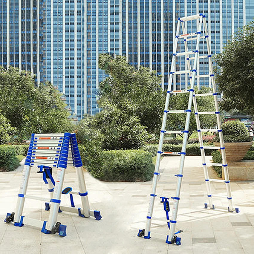 3 25 м + Высококачественная утолщенная лестница из алюминиевого сплава в елочку