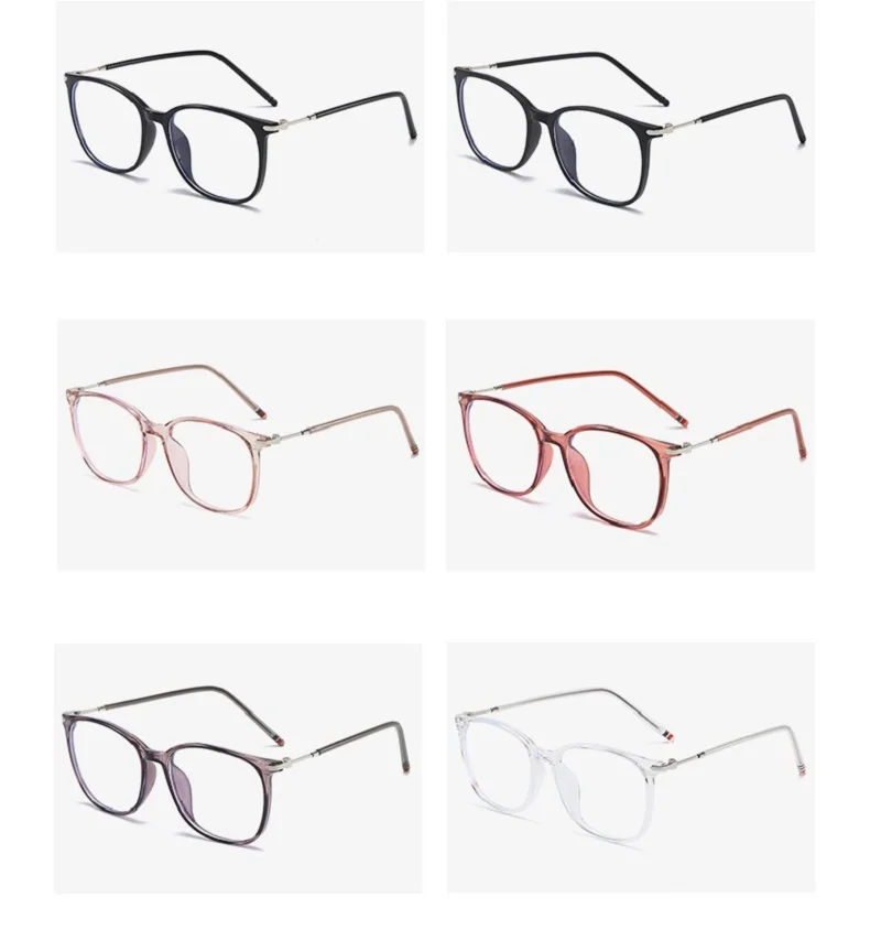 

2021 Anti Blue Light Men's Glasses Computer Square Glass For Men TR90 Reading Eyeglass Optical Oculos Transparent Gafas Lunettes