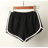 female sports shorts sweet colors summer fashion casual with elastic around the waist good for running on the beach