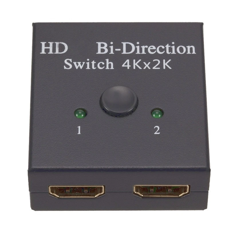 4K x 2K HDMI-совместимый сплиттер 2 в 1 Порты двунаправленный переключатель 1080P