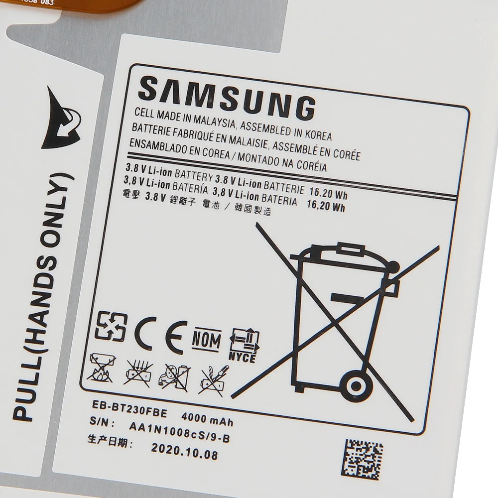 Оригинальный Сменный аккумулятор для планшета Samsung Galaxy Tab 4 7 0 фотообои T231