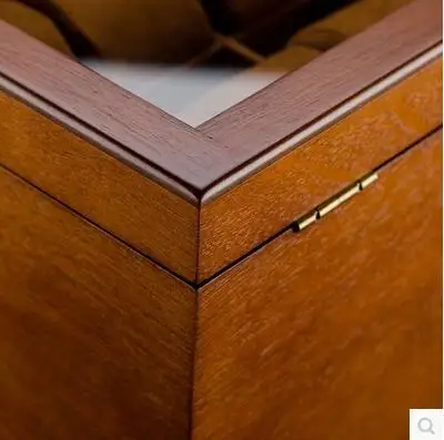

High capacity 20 slot daul layer wooden struction dress fashion watch box with window case container watch organizer MSBH009b
