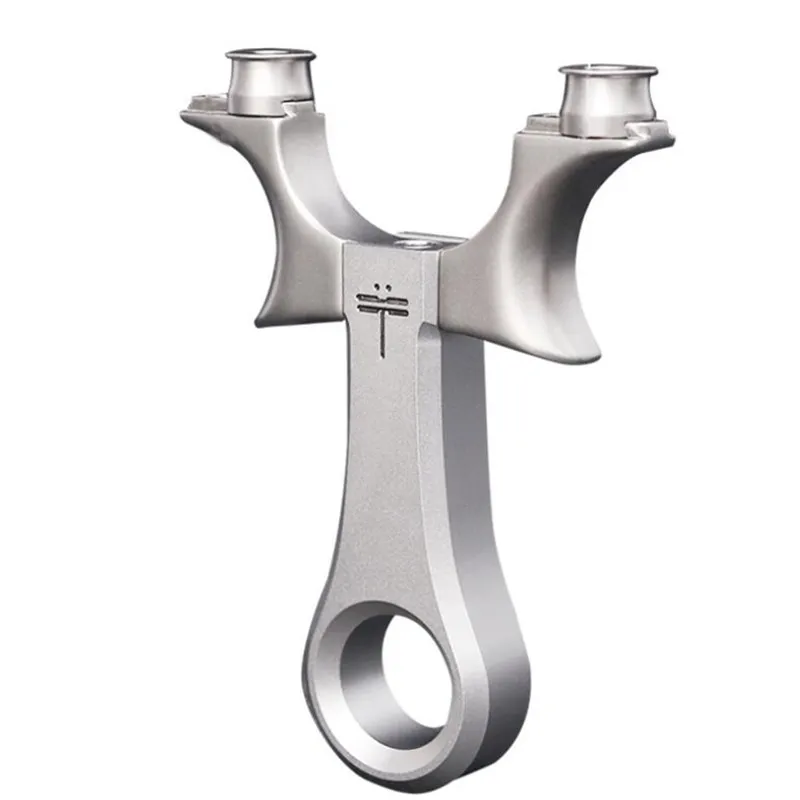 

Новая Мощная Рогатка TC21 из титанового сплава, Охотничья катапульта с резиновой лентой, спортивные аксессуары для уличной стрельбы