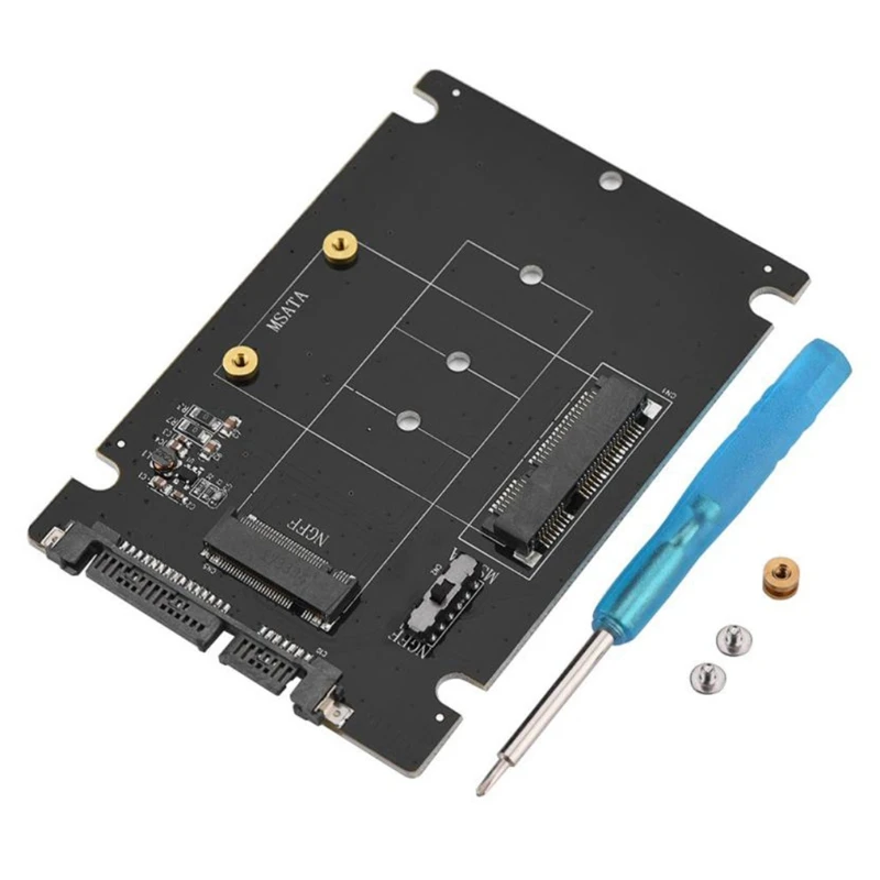 

Карта адаптера твердотельного накопителя mSATA/ M.2 NGF-/MSATA-SATA III SSD