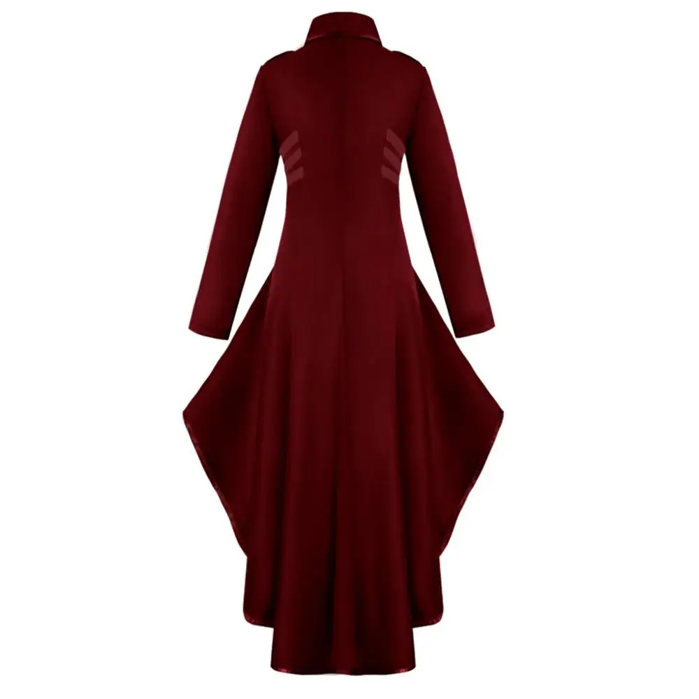 Женское готическое пальто с пуговицами кружевной корсет большого размера в