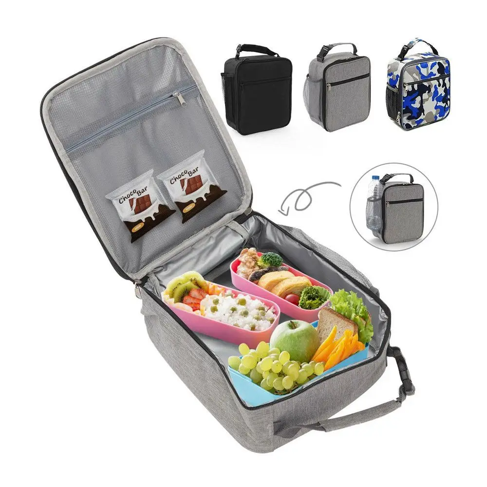 

Office Business Large Capacity Portable Storage Insulated Lunchbox Coolbag Lunch Bag Picnic Food Bag