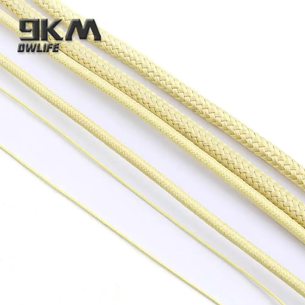 

40lb-2000lb Kevlar Kite Line String for Fishing Assist Cord Kite Flying Outdoor Camping Tent Cord Low-stretch Cut-resistance