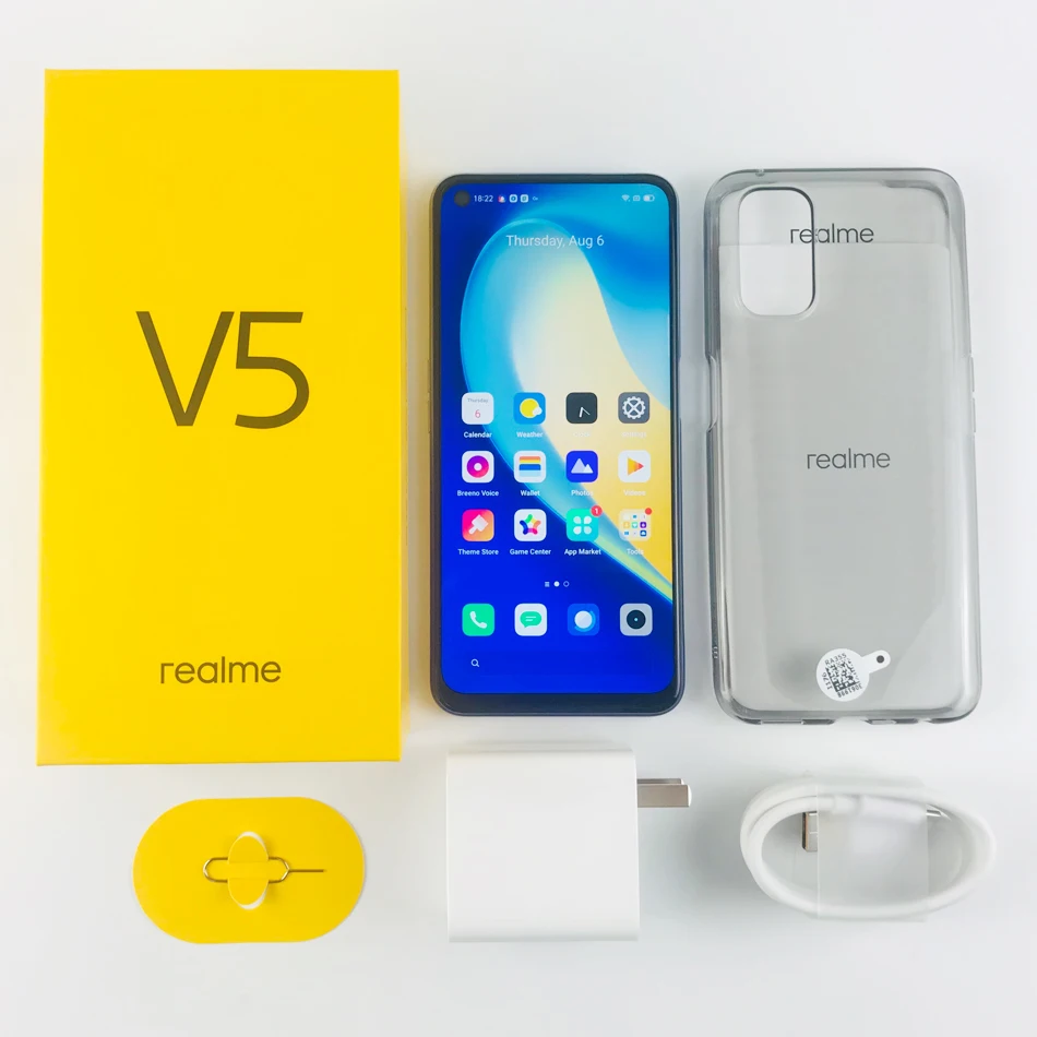 Realme V5 6GB 128GB Dimensity 720 Смартфон 5G 6 5 inch 90Hz Full view дисплей 48MP Quad камеры 5000mAh 30W быстрое