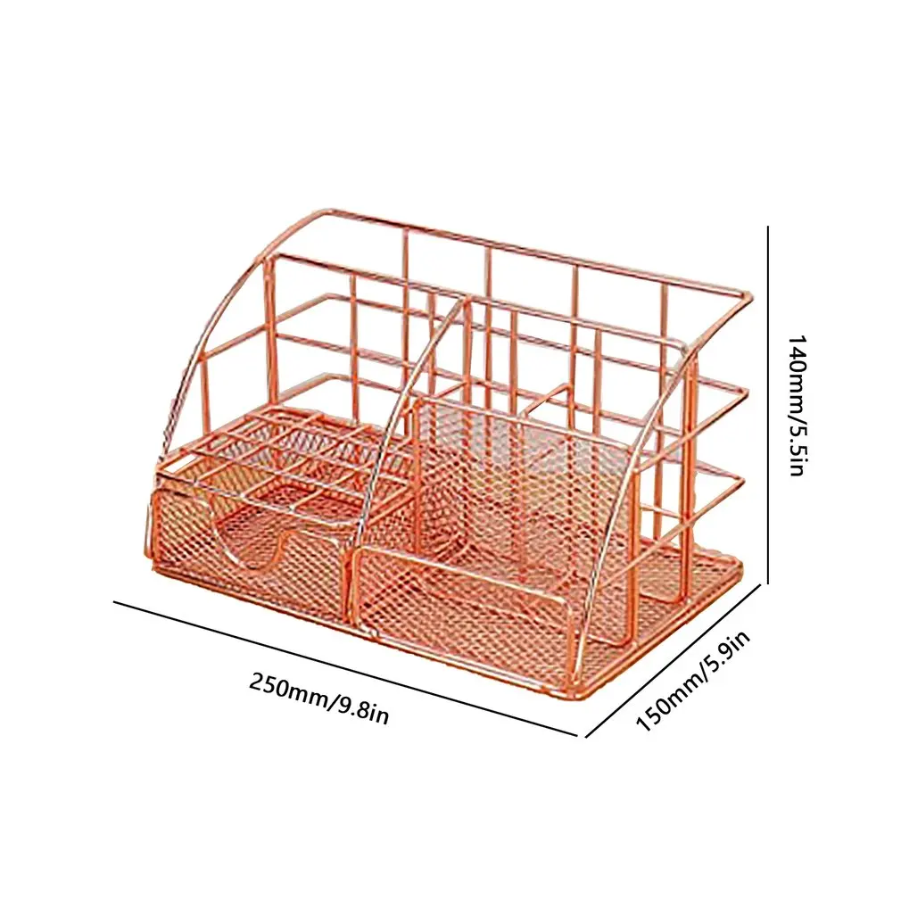 

Desk Organiser Metal Office Organiser Storage Rack Shelf Office Table Decoration Rack Home Office Storage Organisation