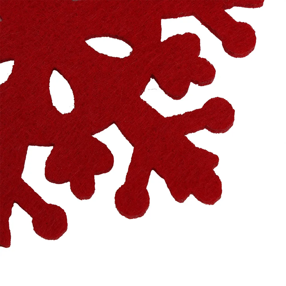 4 шт. в форме снежинки противоскользящие столовые приборы рождественские милые