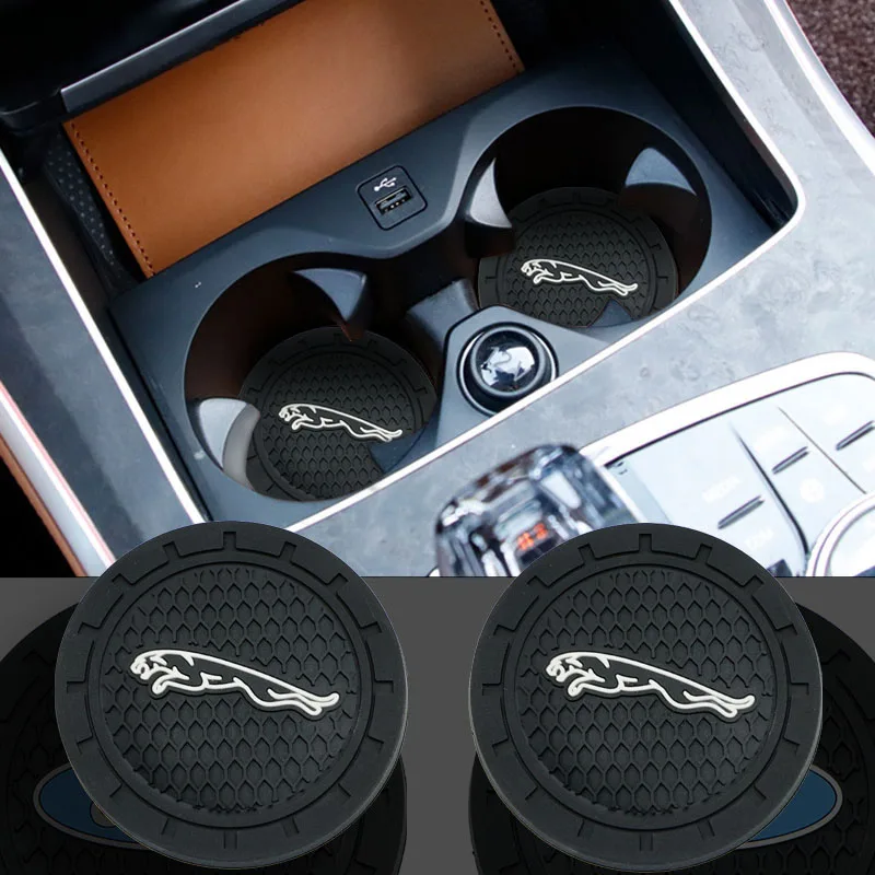 Модный автомобильный Стайлинг Автомобильные силиконовые подставки светящиеся