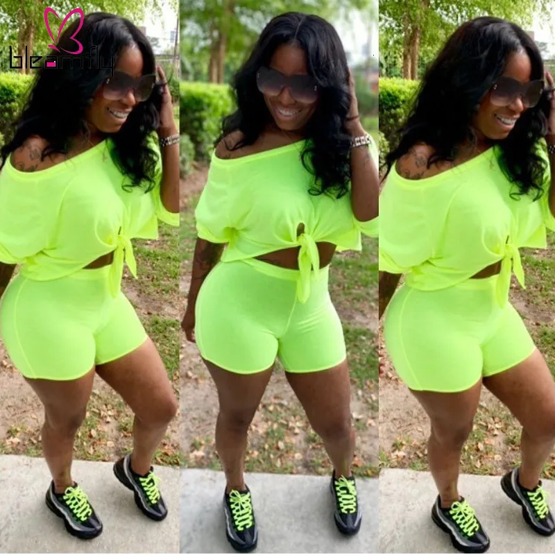 2019 женский новый летний костюм с рукавом три четверти топ открытыми плечами и