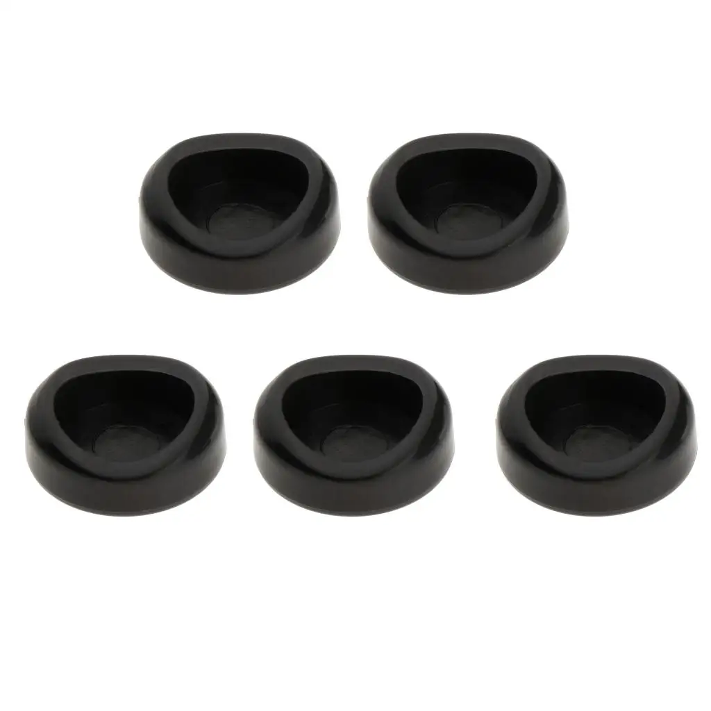 

5pcs Black Saxophone Thumb Rest Button Cover Left Hand 14mm Woodwind Parts