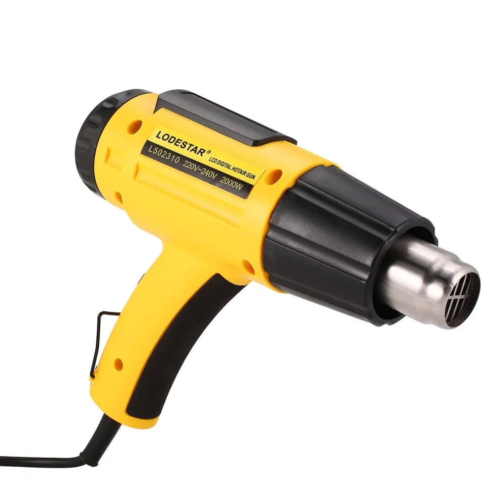 L502310 2000 ЖК Цифровой Электрический Термовоздушная Пушка Температурный Вентилятор