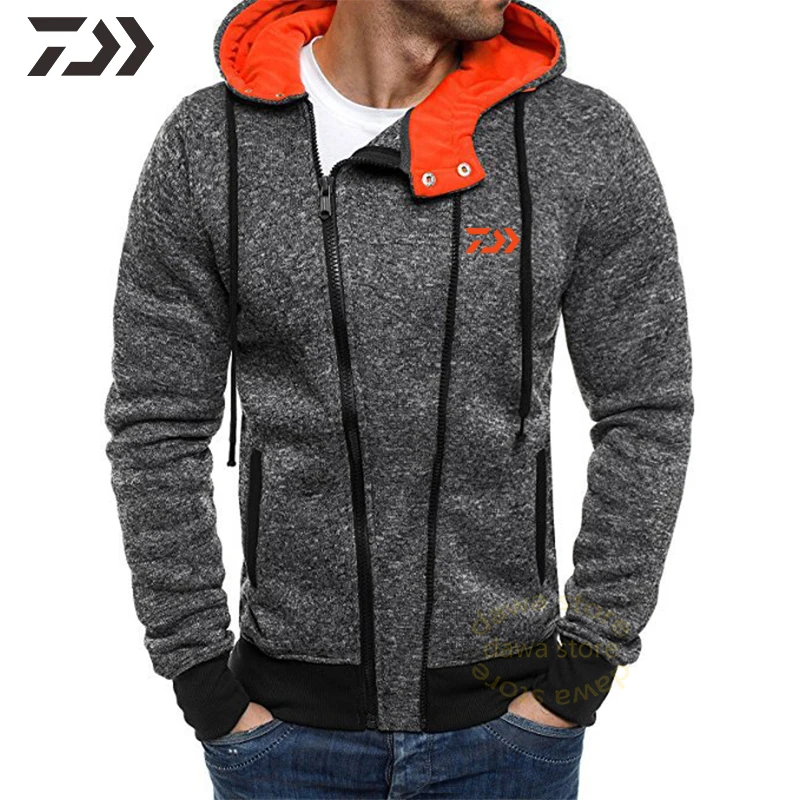 Мужская одежда Толстовка для рыбалки дышащая рыболовная куртка на молнии