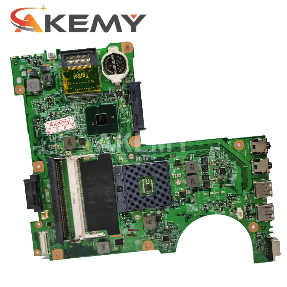 akemy motherboard for dell inspiron n4030 mainboard pga989 0h38xd cn 0h38xd hm57 48 4ek01 021 with graphic test good free cpu free global shipping