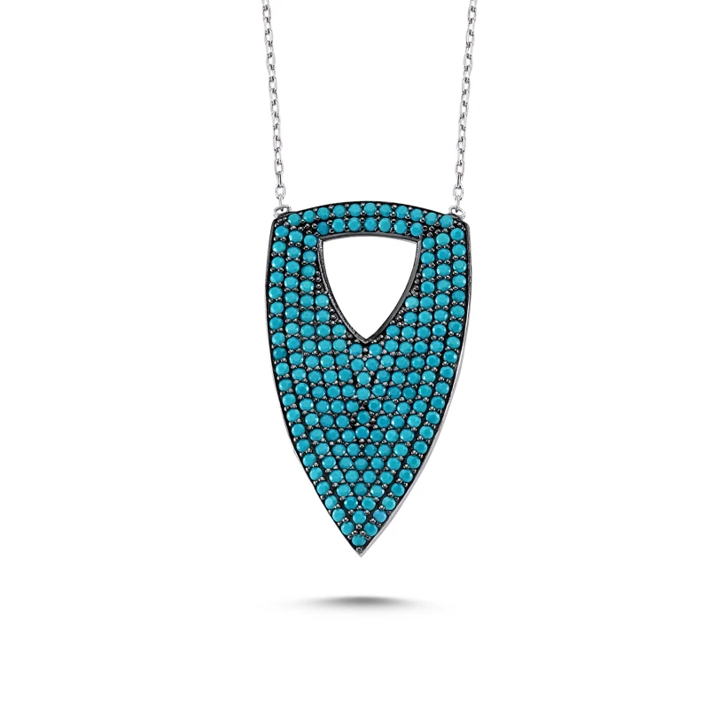 

Silverlina Silver Nano Zirconia stone Necklace