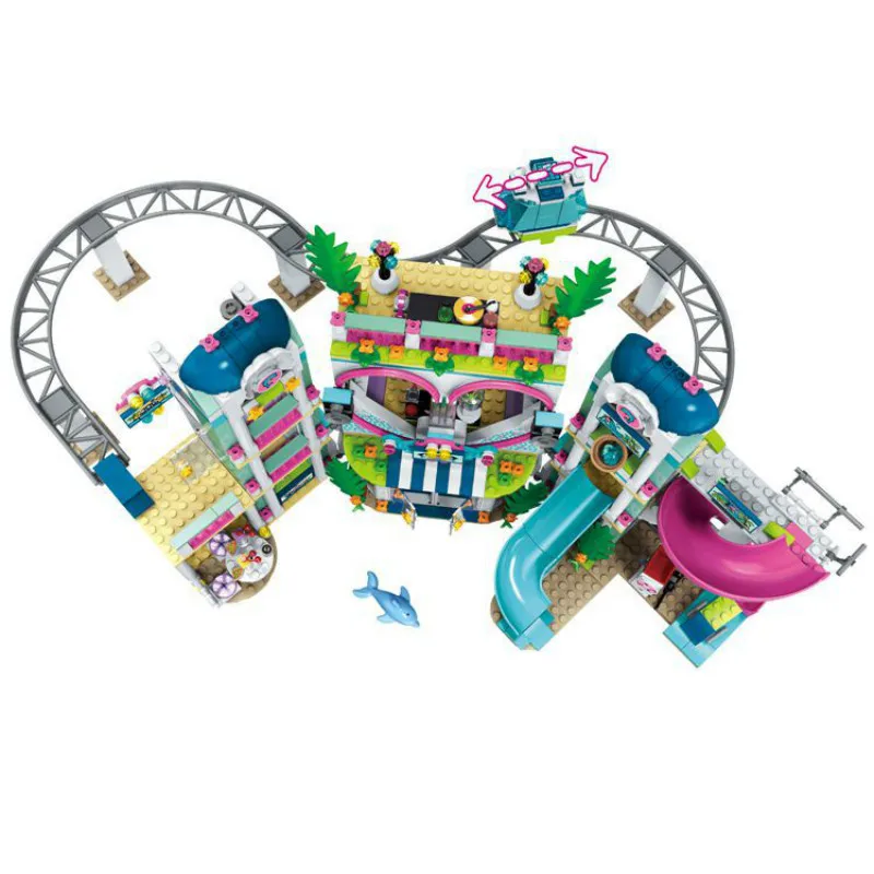 Друзья город курорт модель 41347 совместимые строительные блоки с фотоэлементами