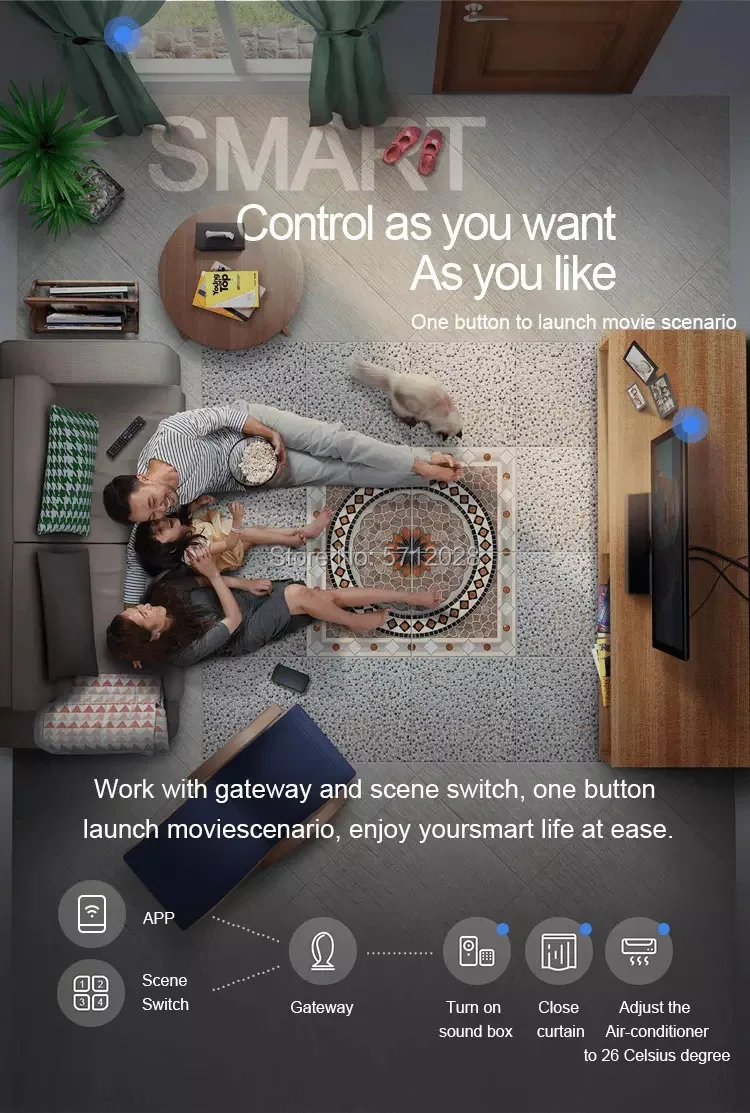 Быстрая доставка Wi-Fi Электрический двигатель для штор умное приложение