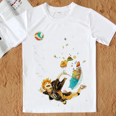Кошмарным! Футболка Haikyuu 3nd сезон Karasuno Koukou nissinoya Yuu Косплей Аниме футболки|Мужские