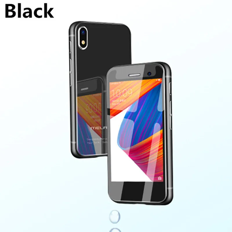 Супер мини-смартфон Melrose K15 32G Android 7,0 1580mAh 4G 5MP WiFi MP4 LET Music портативный телефон подарок для детей PK S9 Plus - Цвет: Black 4G LET