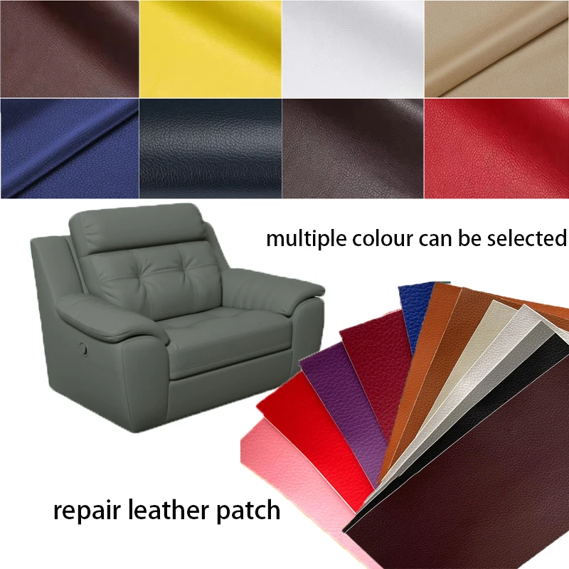 

10x20cm Sofa Repair Leather Patch Self-adhesive Sticker for Chair Seat Bag Shoe Bed Bag Repairing Fix Leather Sofa Patches10x137