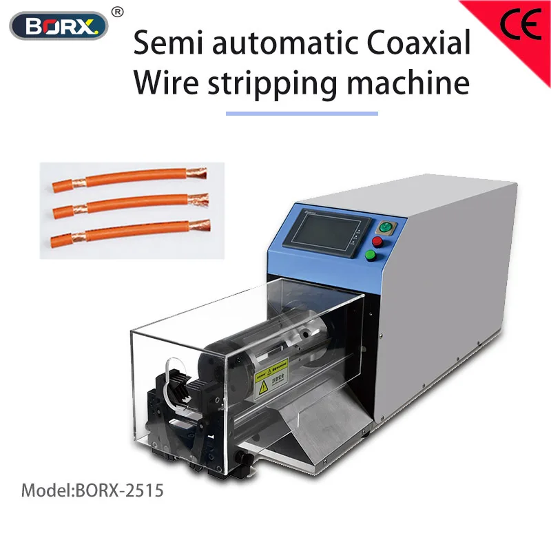 

Large square coaxial cable spin stripper semi-automatic new energy thick wire flexibel cables peeling machine rotating stripper